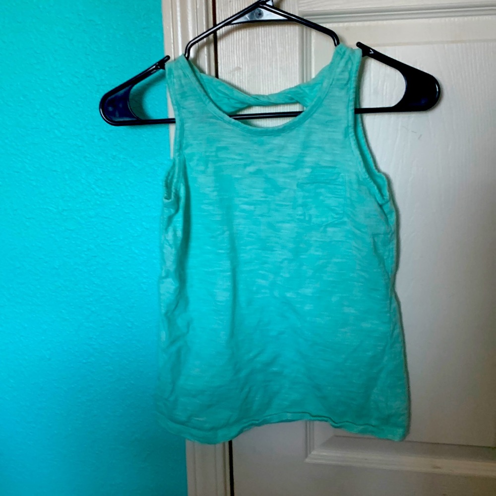 Gap kids tank top - size L kids - color teal hardly worn